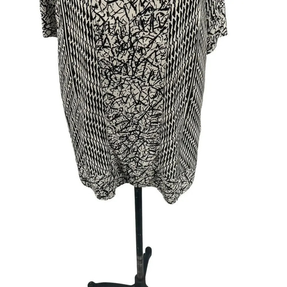 Soft Surroundings Raven Dress in Ecru /‎ Black Petite Size Small PS - Picture 4 of 11